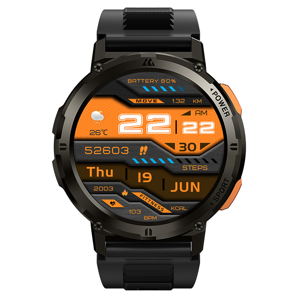 KOSPET TANK T2 Smartwatch Black Standard