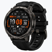 KOSPET tank t4c smartwatch black with silicone straps#color_black^package_Silicone Basic