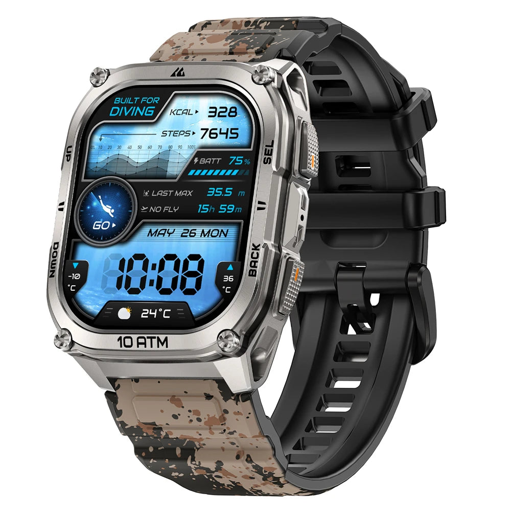 kospet-22mm-Camouflage-strap-black#color_brown camo