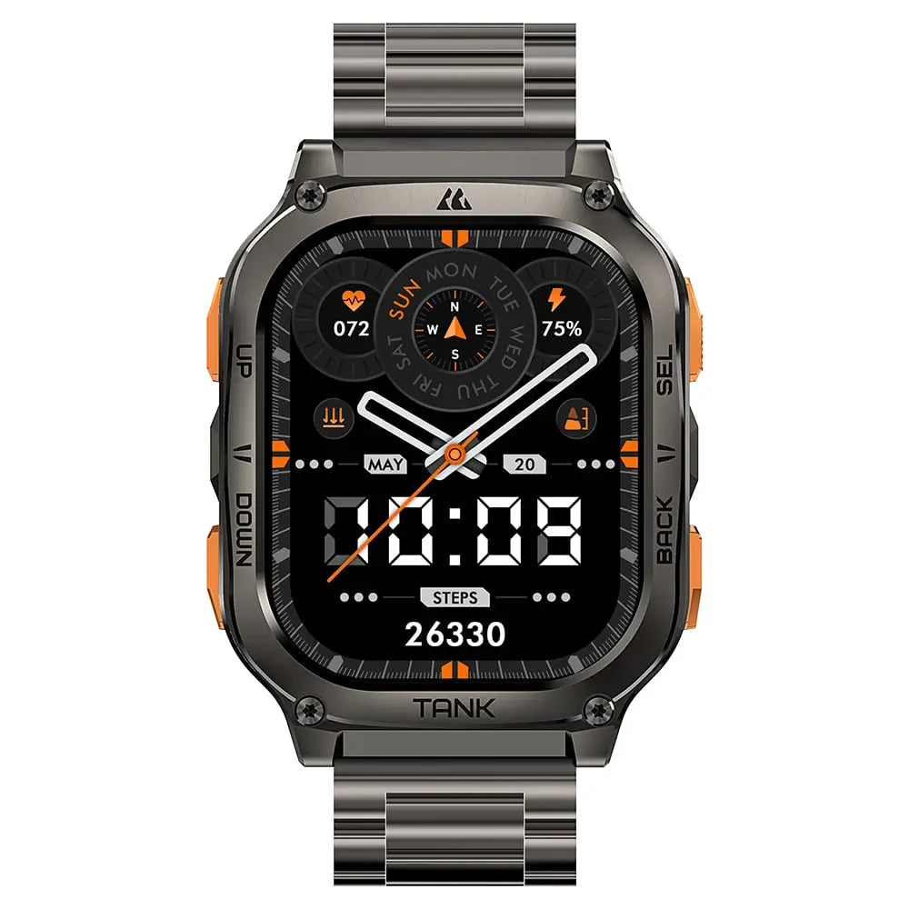 kospet-tank-m3-ultra-smartwatch-black-with-steel-straps#color_black